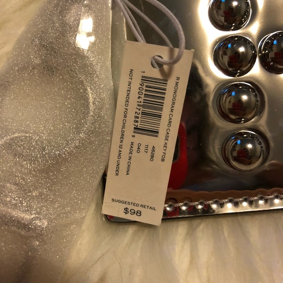 SOLD****Tory Burch “R” Monogram Key Case Fob - Picture 3 of 5